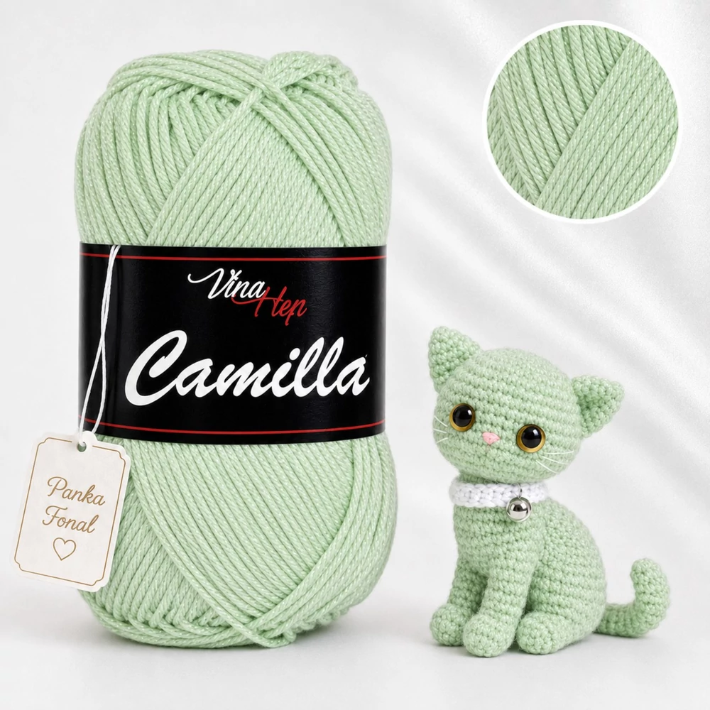 Vlna-Hep Camilla fonal - 8165 - Pisztácia