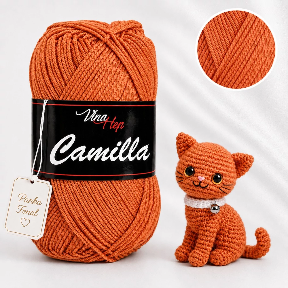 Vlna-Hep Camilla fonal - 8199 - Rozsda