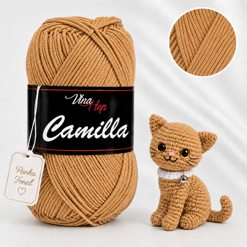 Vlna-Hep Camilla fonal - 8209 - Karamell