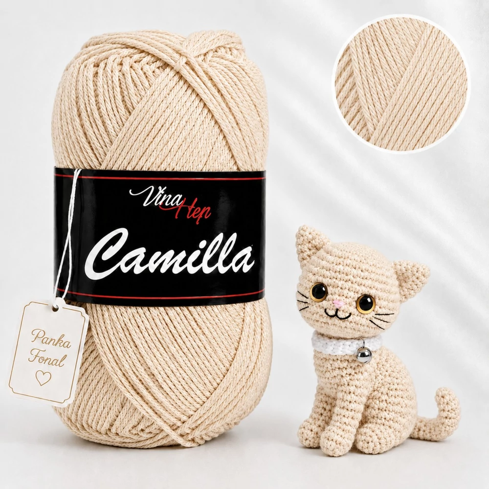 Vlna-Hep Camilla fonal - 8212 - Mandula