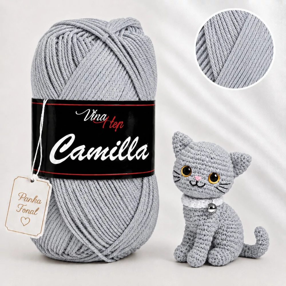 Vlna-Hep Camilla fonal - 8232 - Króm szürke
