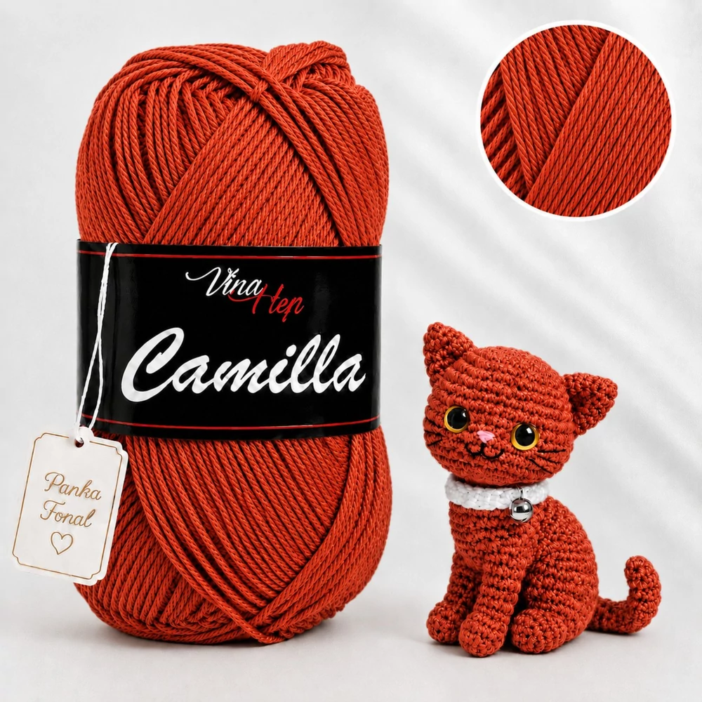 Vlna-Hep Camilla fonal - 8238 - Terrakotta