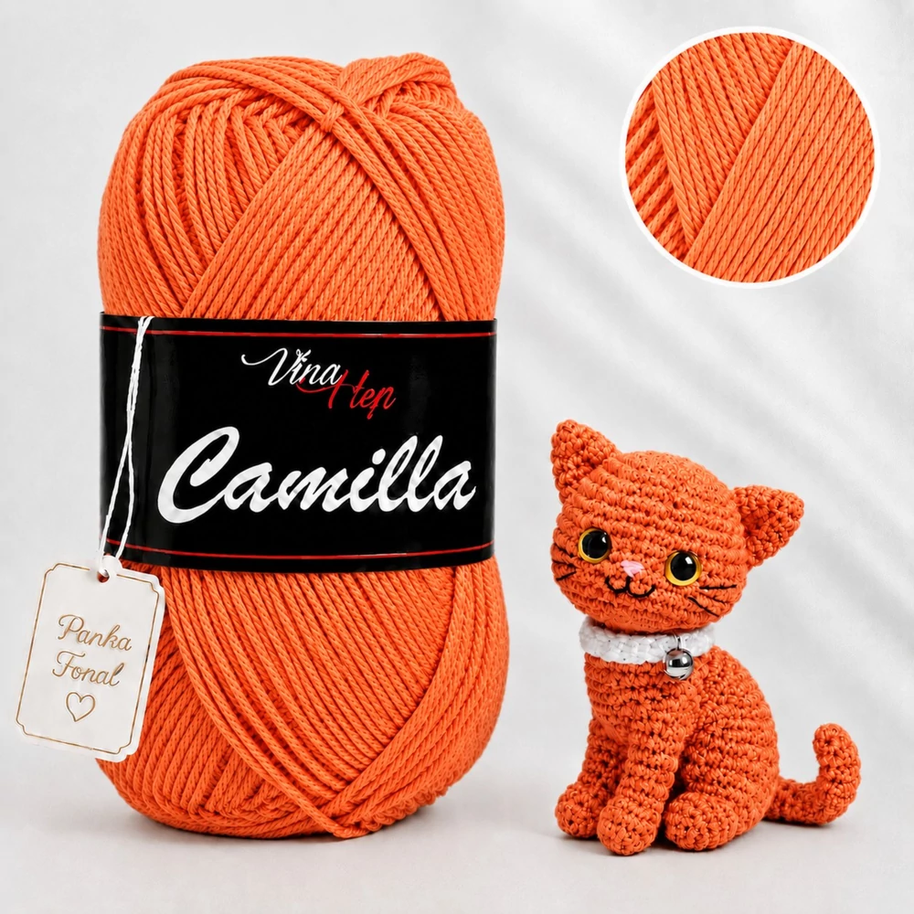 Vlna-Hep Camilla fonal - 8301 - Mandarin