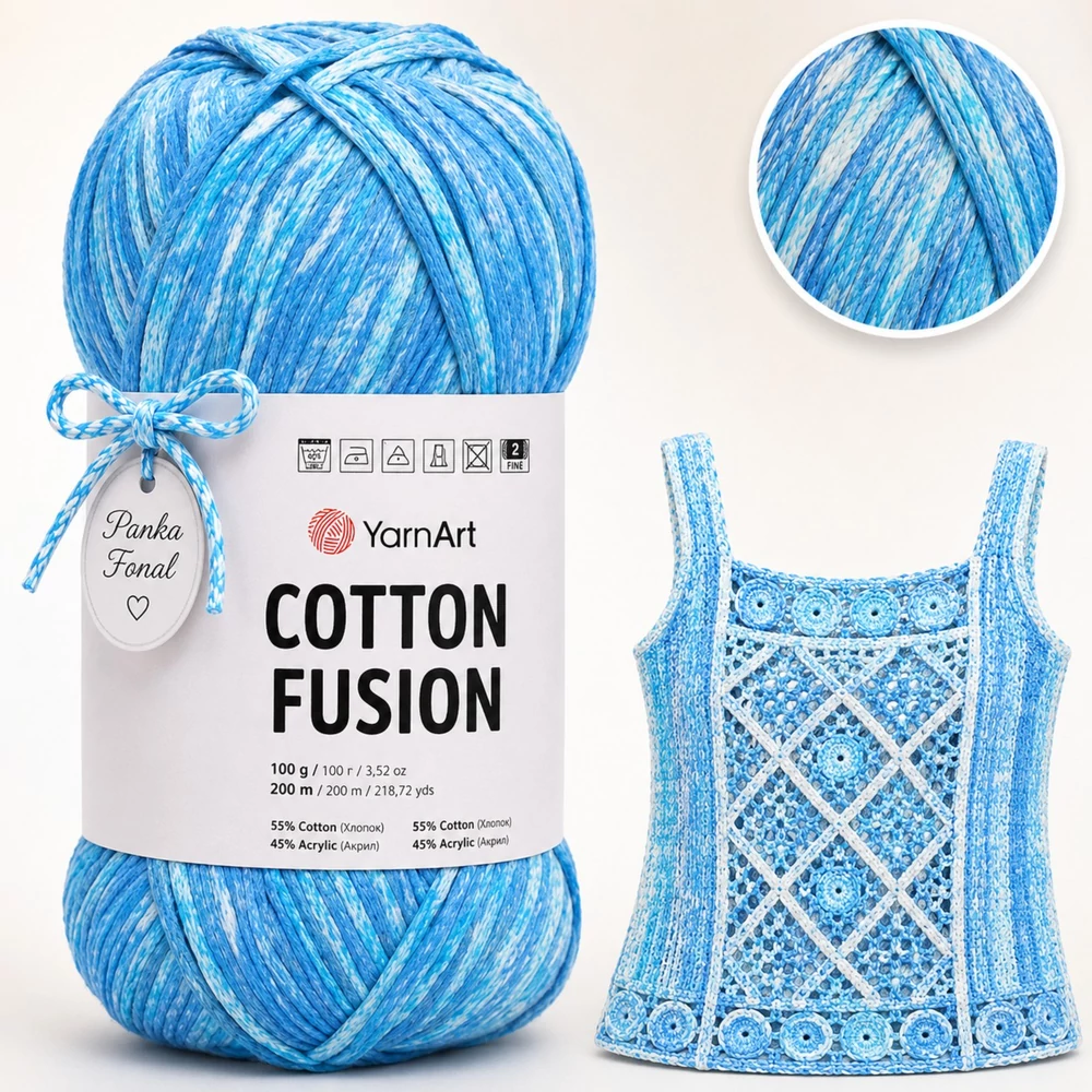 YarnArt Cotton Fusion 100% pamut fonal - 3641 -