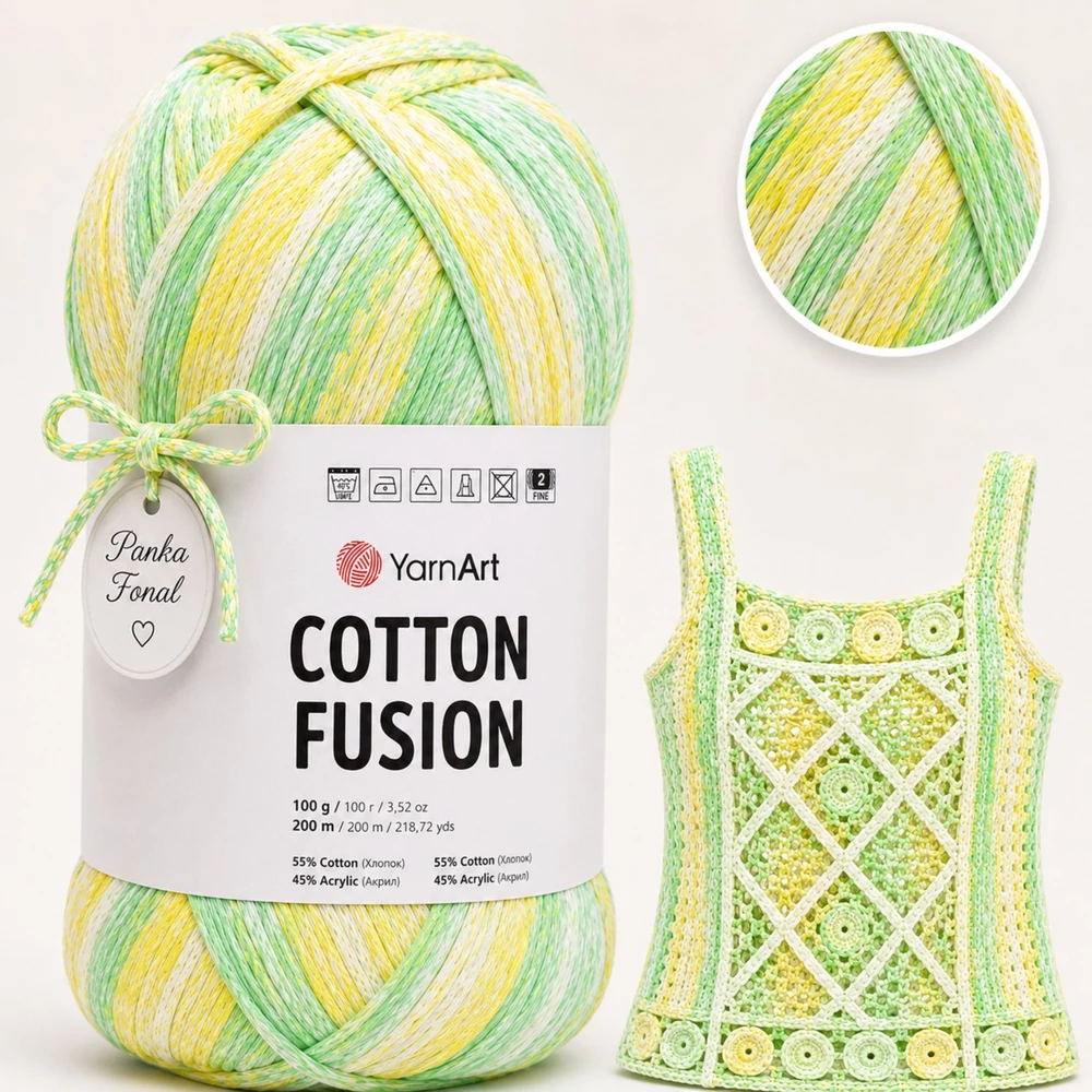 YarnArt Cotton Fusion 100% pamut fonal - 3644 -
