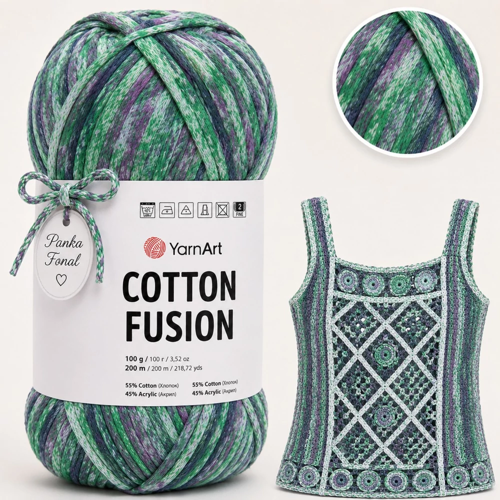 YarnArt Cotton Fusion 100% pamut fonal - 3648 -