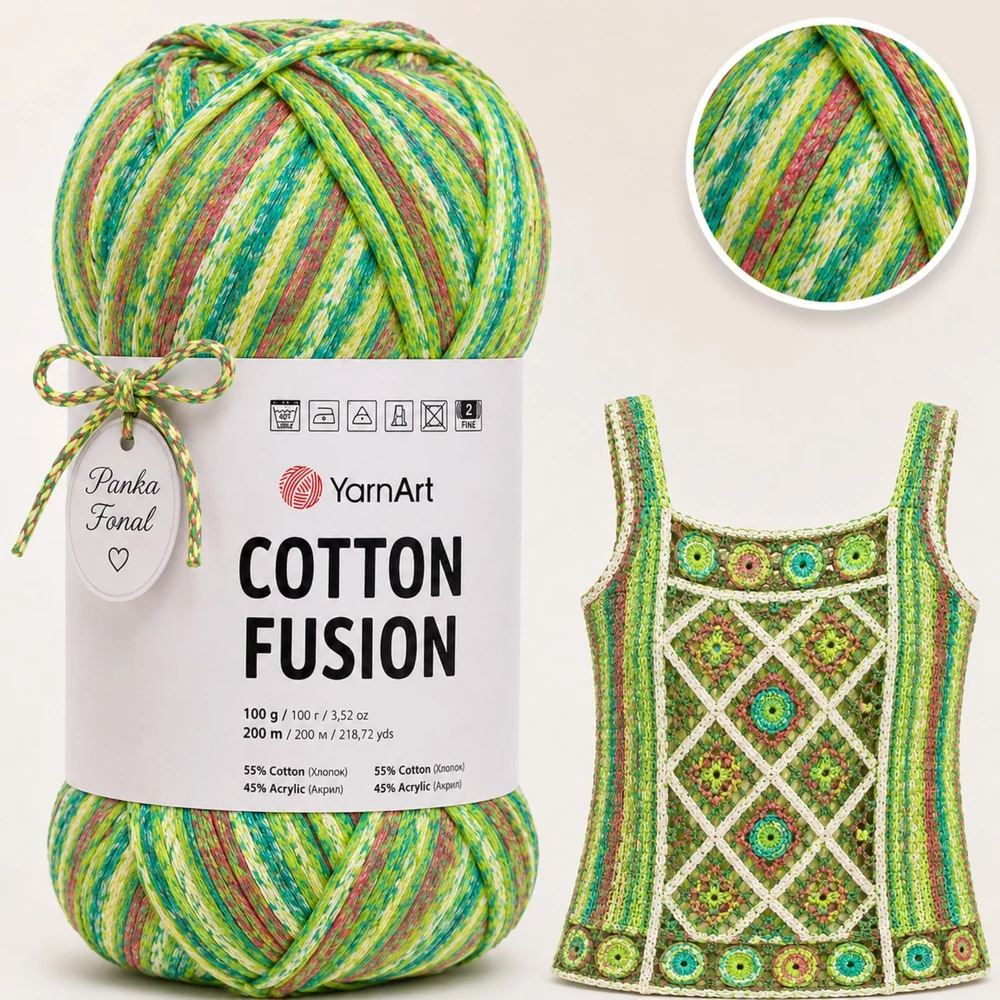 YarnArt Cotton Fusion 100% pamut fonal - 3651 -