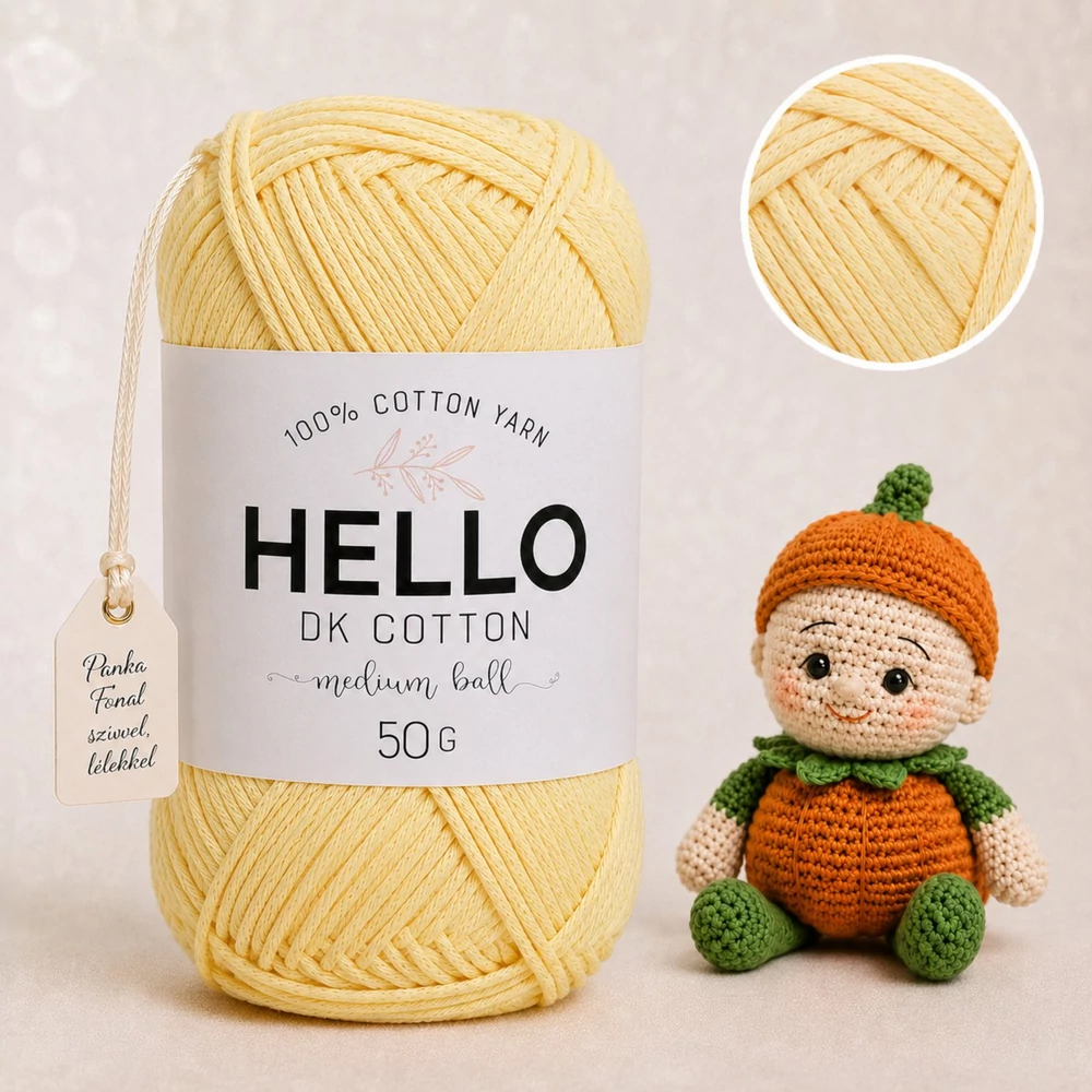 Hello DK 100 % pamut fonal - 122 - Reggeli fény
