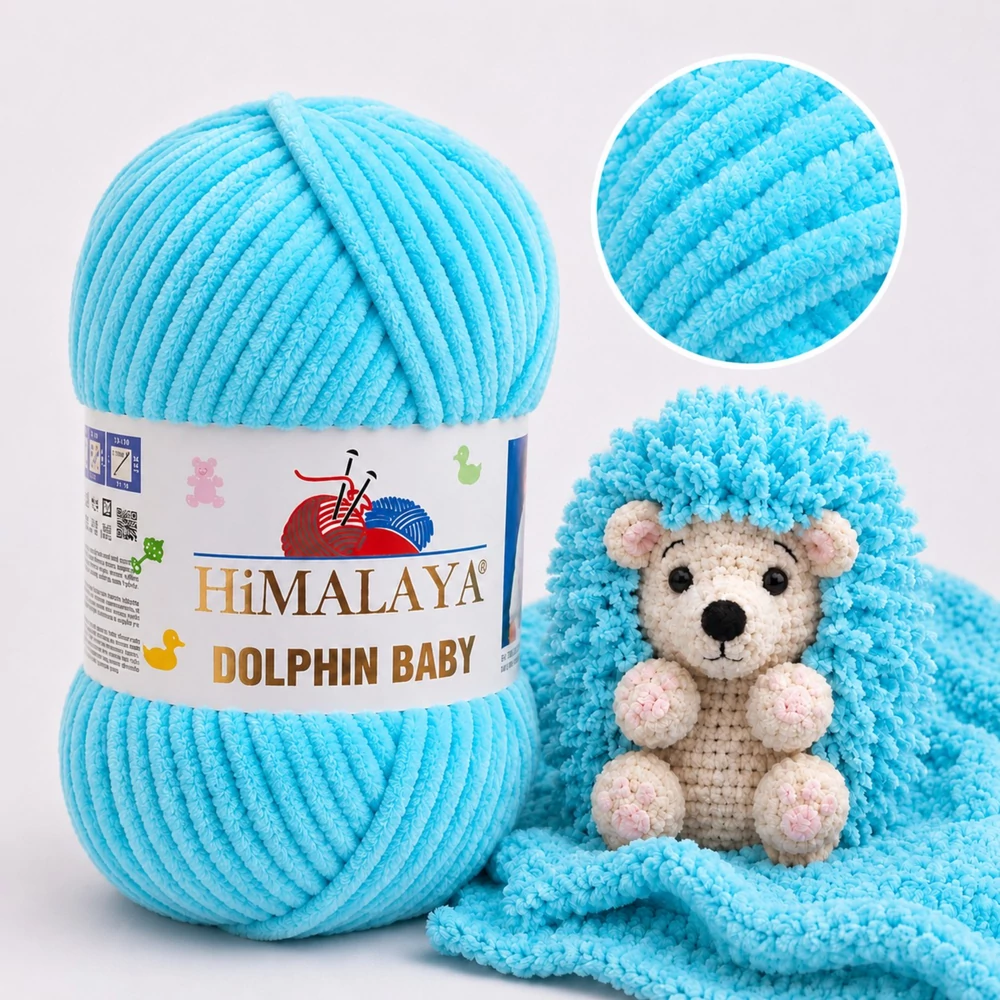 Himalaya Dolphin Baby zsenília, plüss fonal - 80335 - Opál
