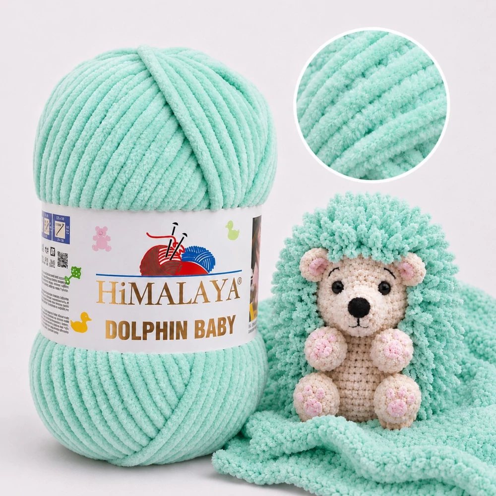 Himalaya Dolphin Baby zsenília, plüss fonal - 80345 - Topáz
