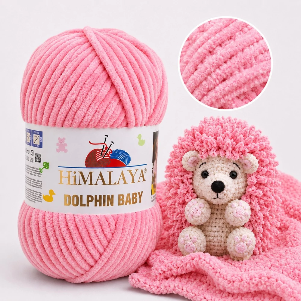 Himalaya Dolphin Baby zsenília, plüss fonal - 80346 - Puncs