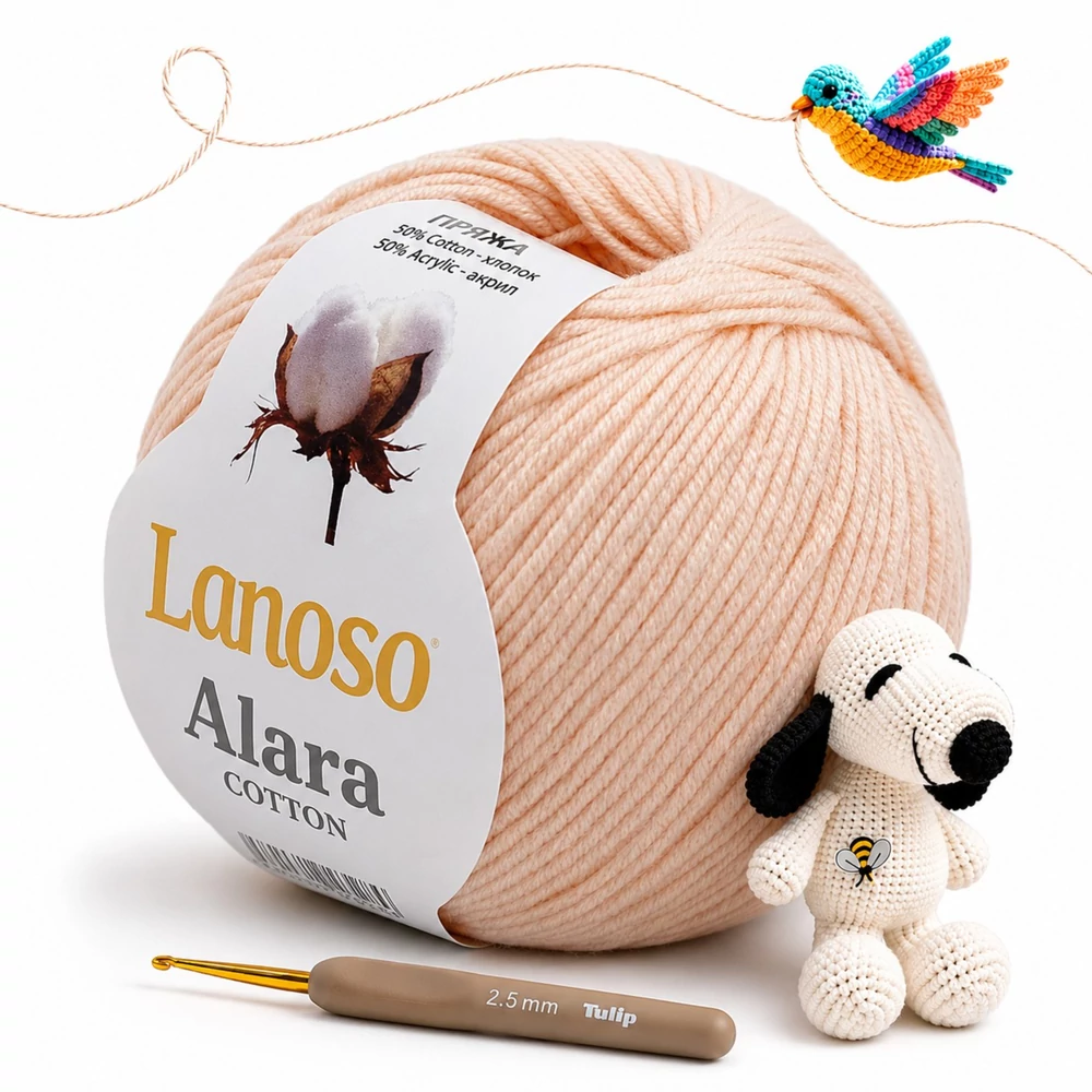 Lanoso Alara amigurumi fonal Testszínű - 937 -