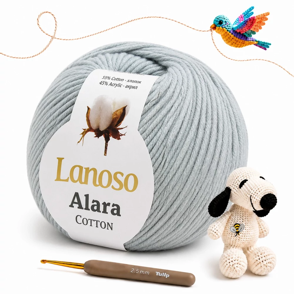 Lanoso Alara amigurumi fonal Galambszürke - 951 -