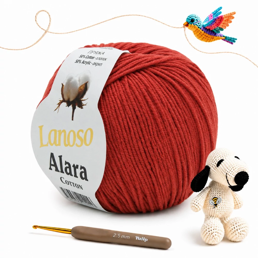 Lanoso Alara amigurumi fonal - Homár - 1938 -