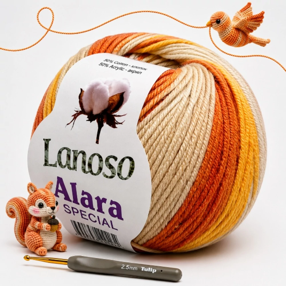 Lanoso Alara amigurumi fonal  - 704 -