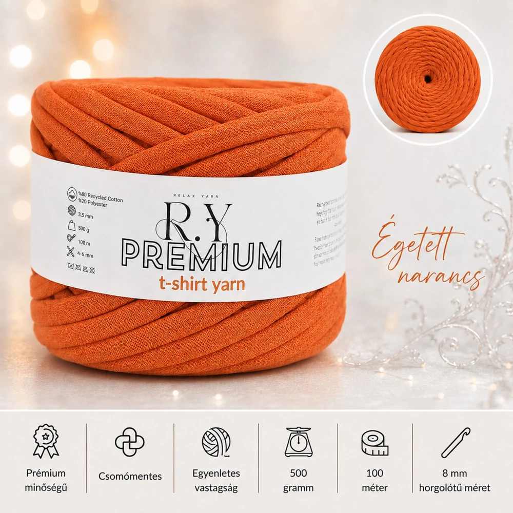 Égetett narancs Relax prémium pólófonal