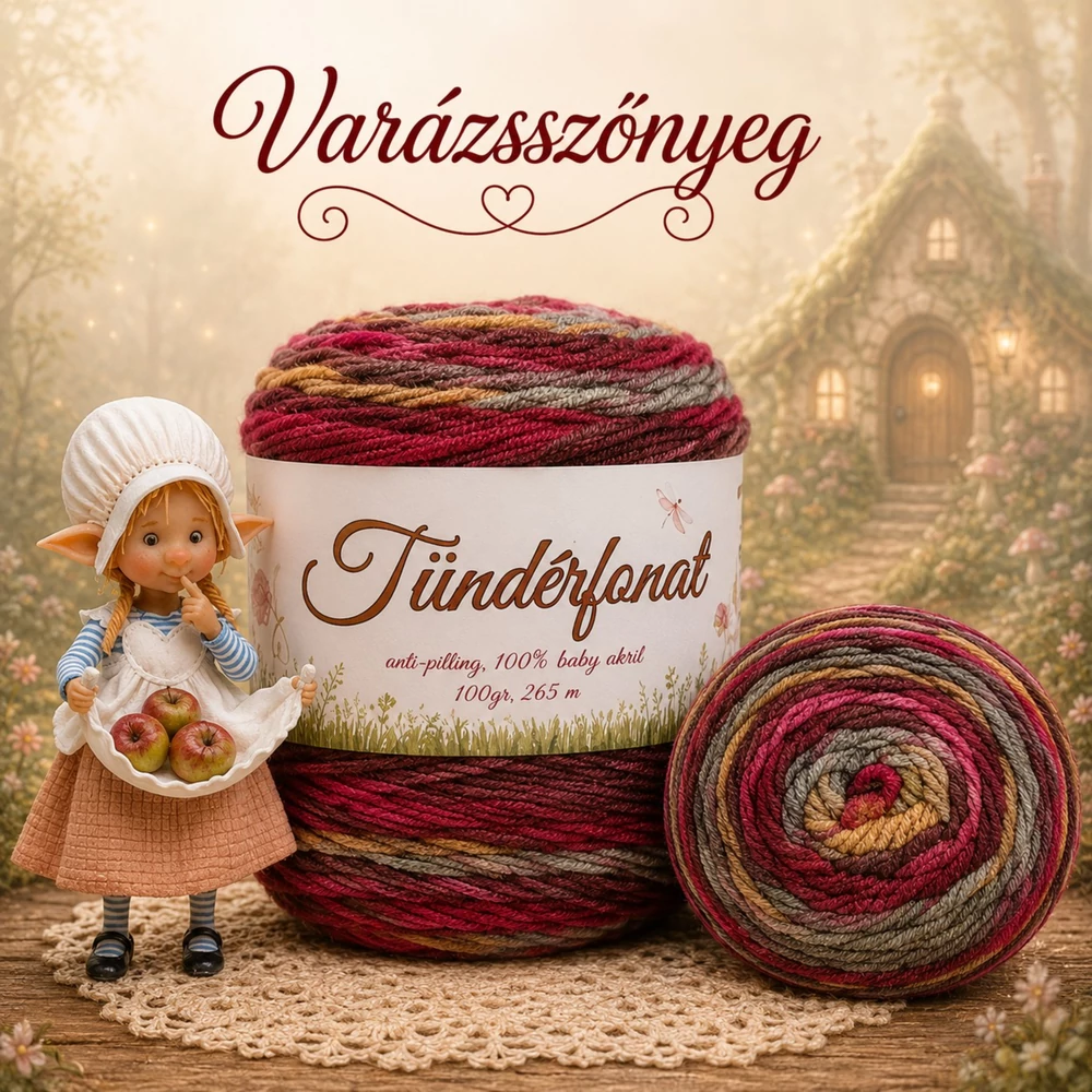 Batik, antipilling Tündérfonat - Varázsszőnyeg -737