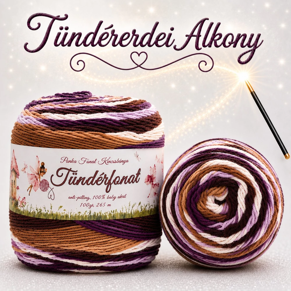 Batik, antipilling Tündérfonat - Tündérerdei alkony -739