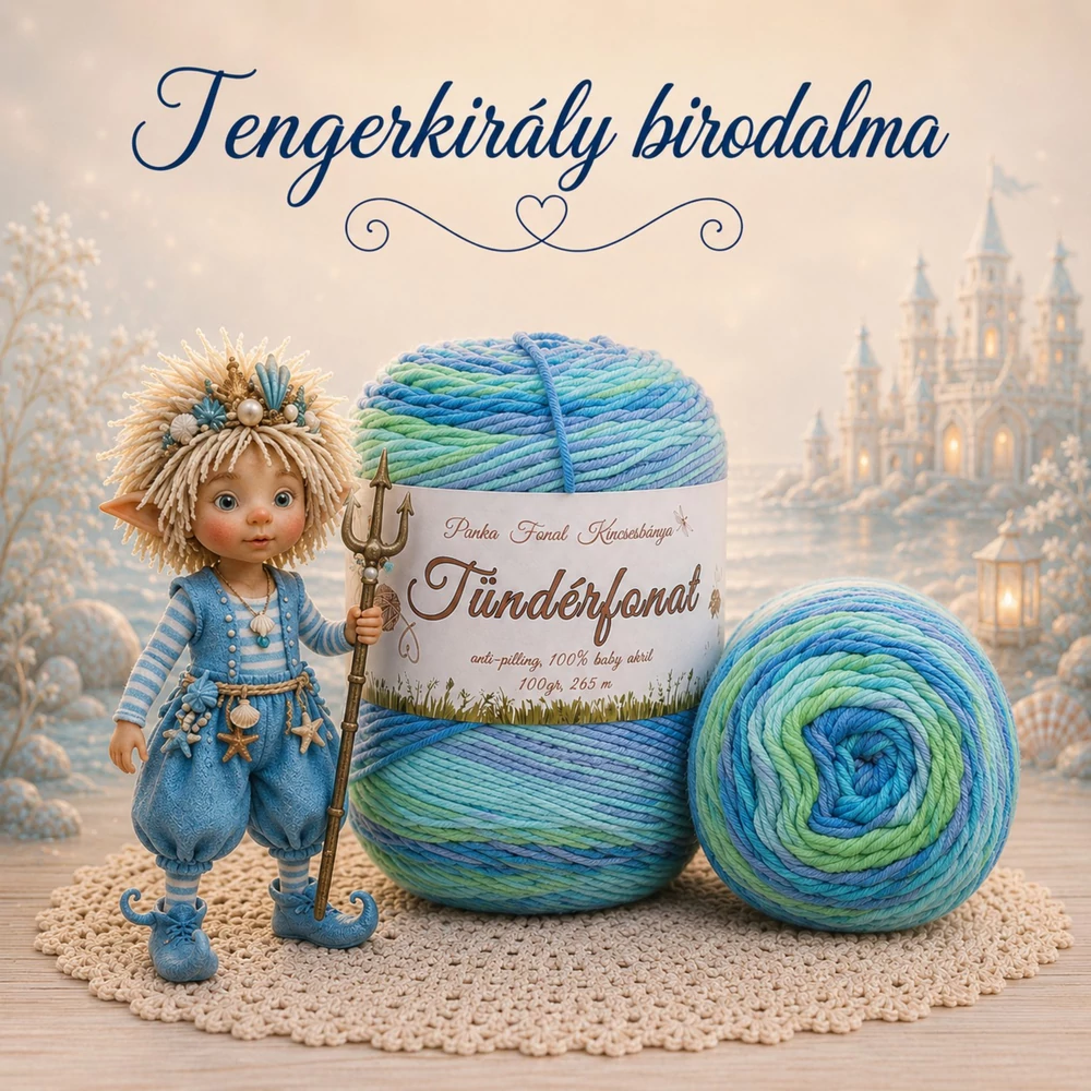 Batik, antipilling Tündérfonat - Tengerkirály birodalma -740