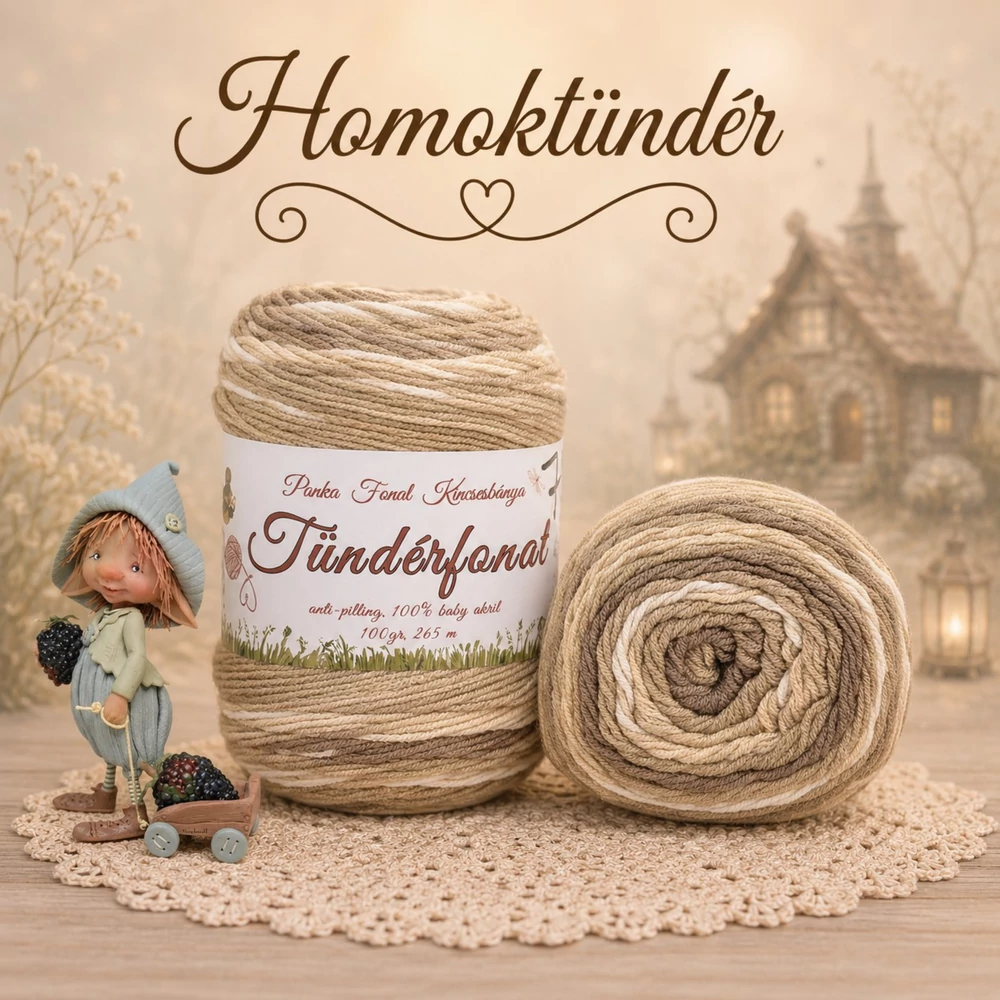 Batik, antipilling Tündérfonat - Homoktündér -748