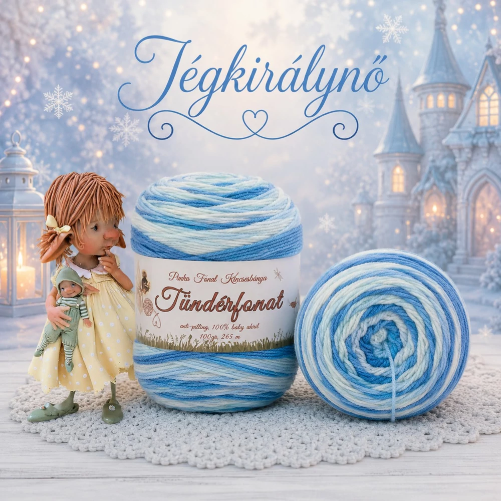 Batik, antipilling Tündérfonat - Jégkirálynő -754