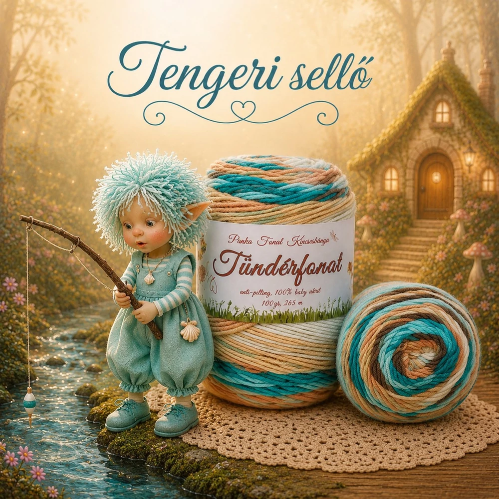 Batik, antipilling Tündérfonat - Tengeri sellő -760