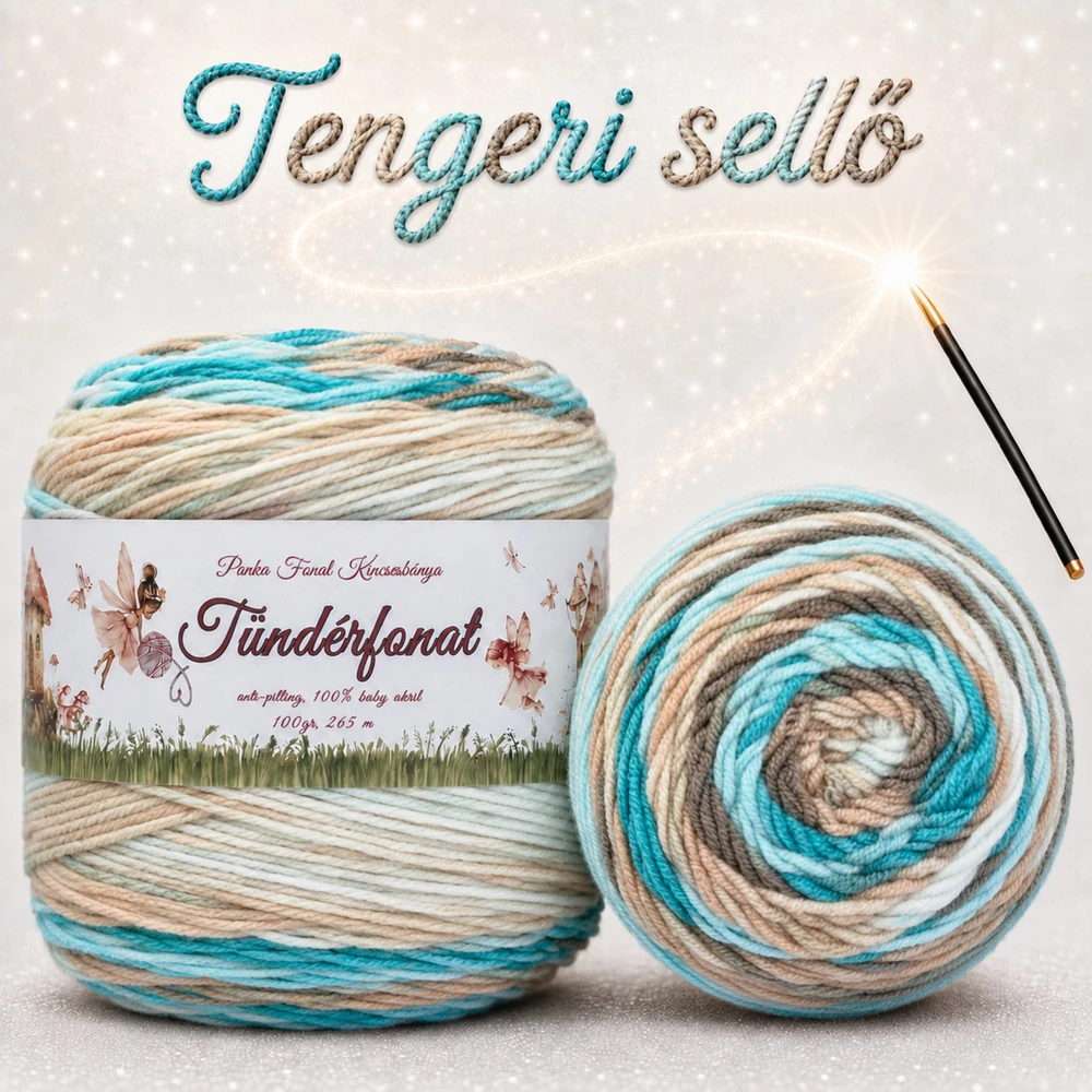 Batik, antipilling Tündérfonat - Tengeri sellő -760