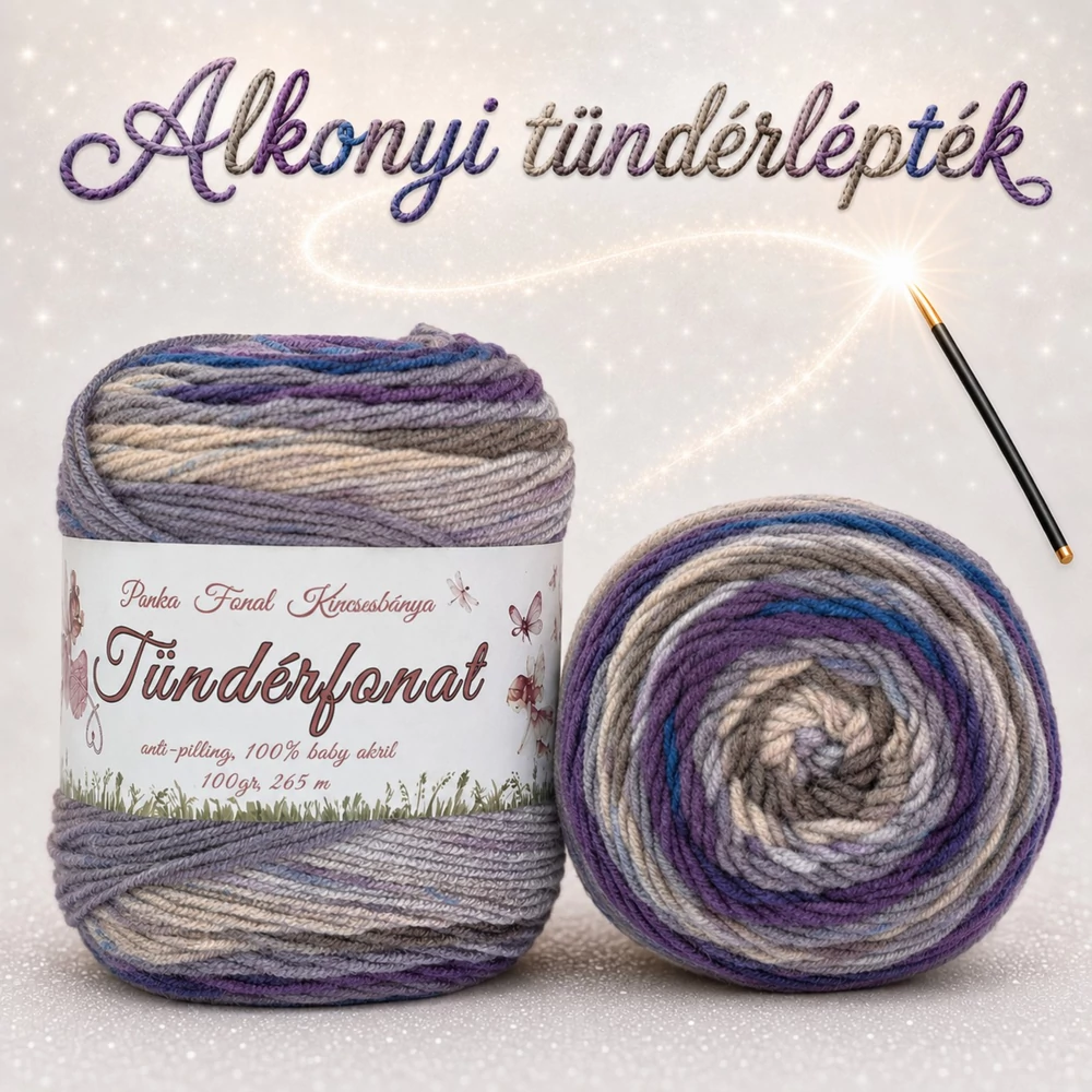 Batik, antipilling Tündérfonat - Alkonyi Tündérlépték -745