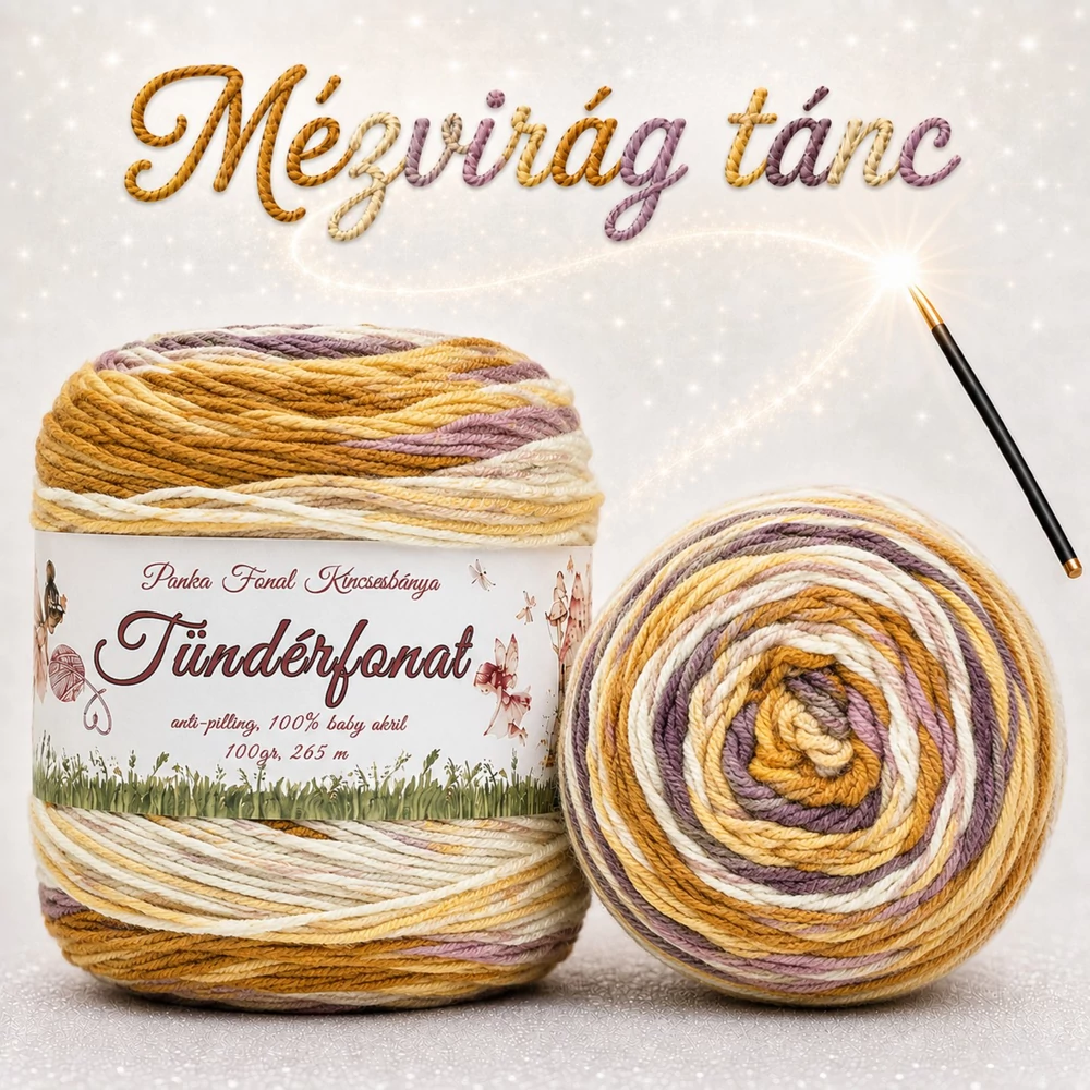 Batik, antipilling Tündérfonat - Mézvirág Tánc -756