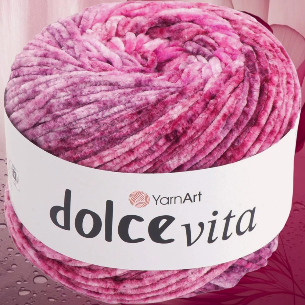 YarnArt Dolce Vita színátmenetes zsenília fonal - 3405 - Bodzahab
