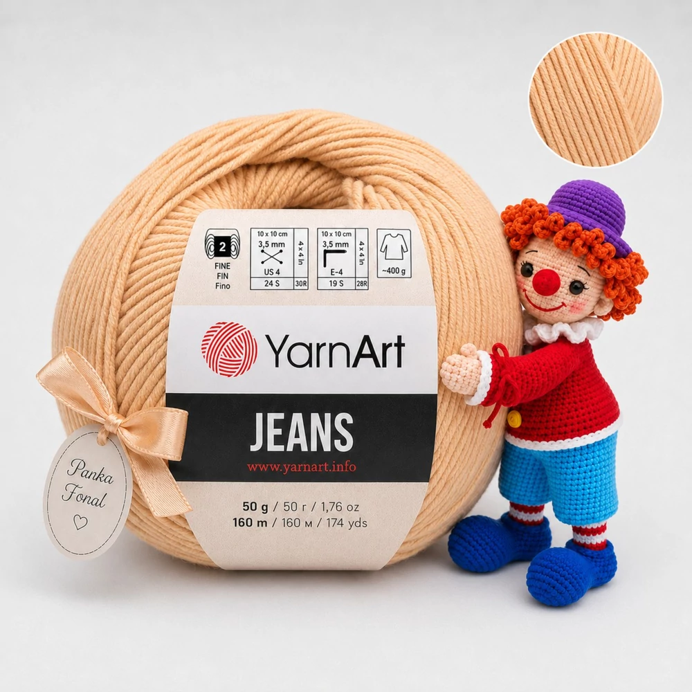 YarnArt Jeans amigurumi fonal - 7 - Bézs