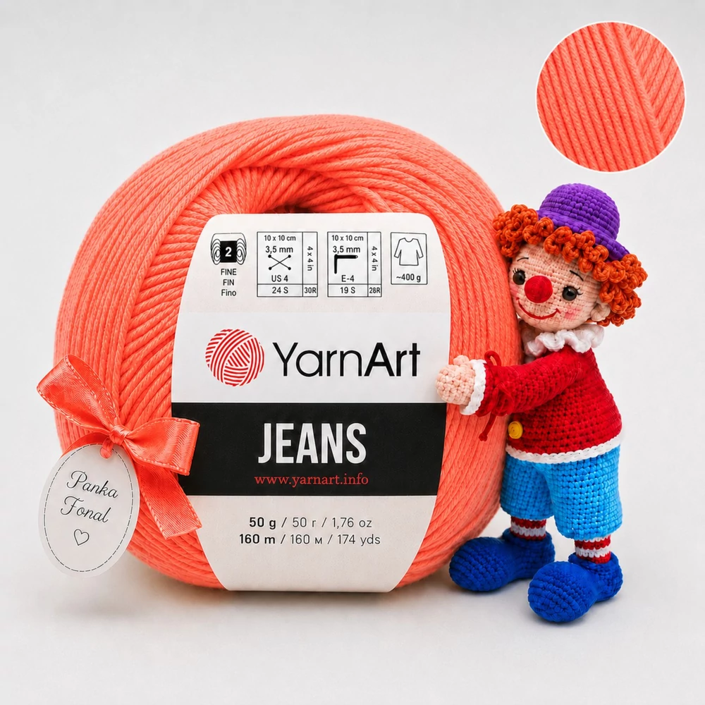 YarnArt Jeans amigurumi fonal - 61 - Barack