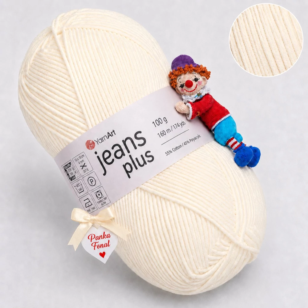 YarnArt Jeans Plus - 3 - Ekrü -