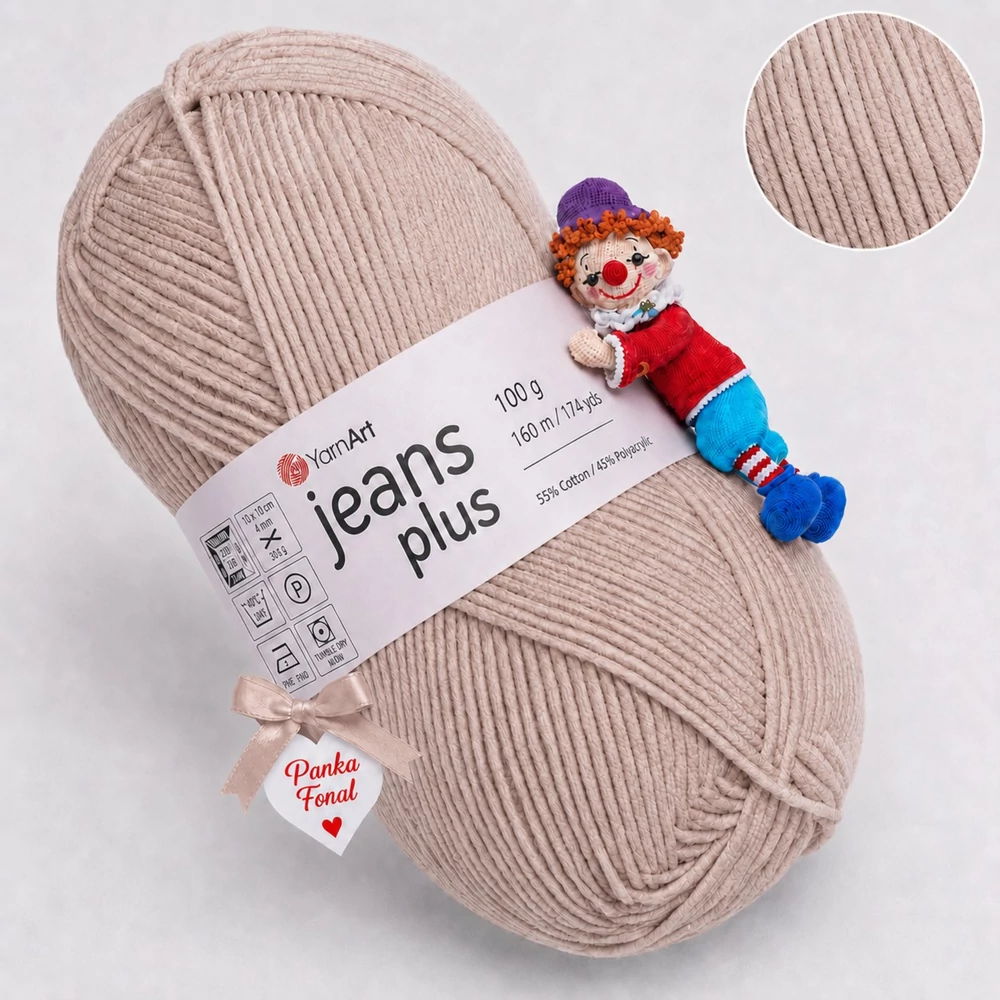 YarnArt Jeans Plus - 87 - Latte