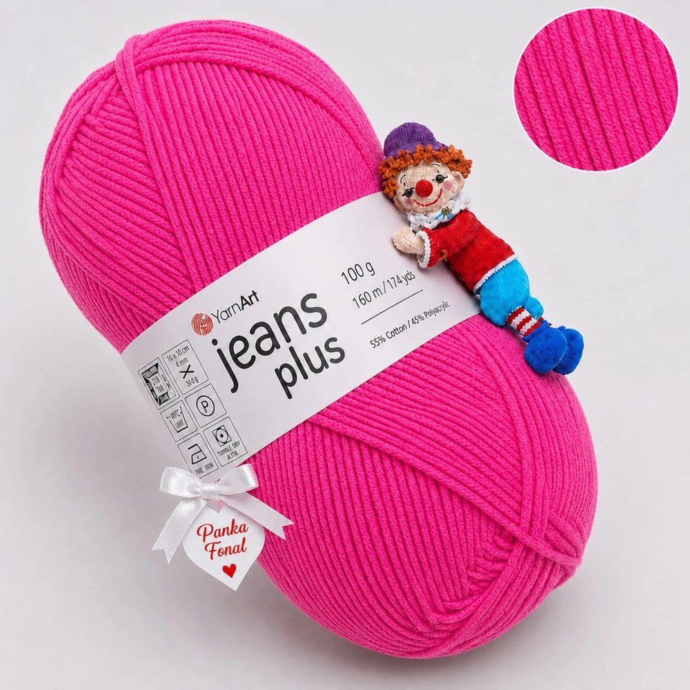 YarnArt Jeans Plus - 42 - Pink -