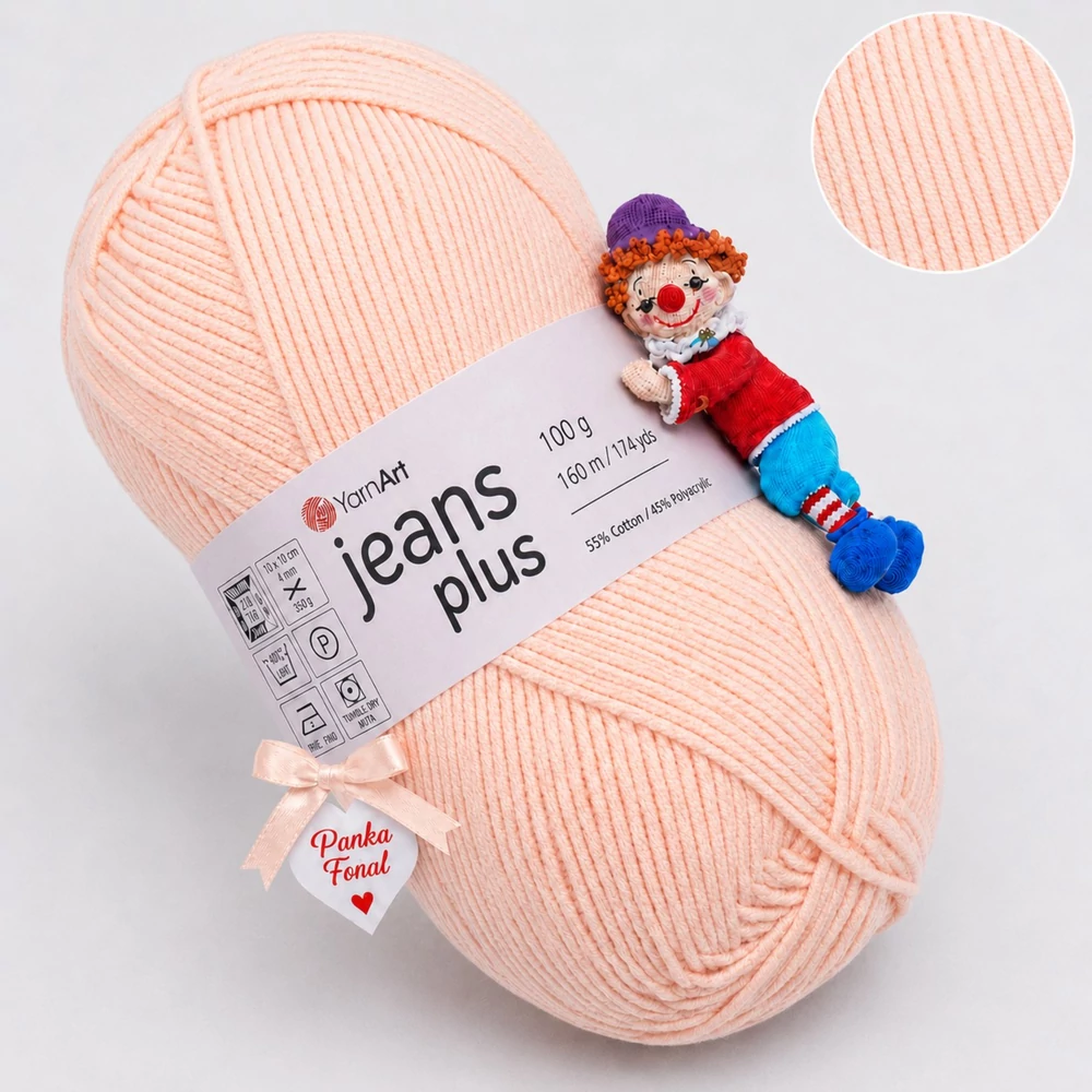 YarnArt Jeans Plus - 73 - Flamingó