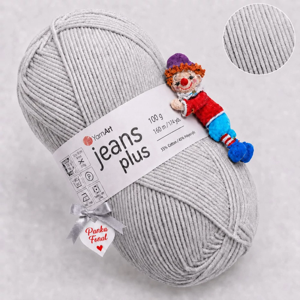 YarnArt Jeans Plus - 49 - Világosszürke