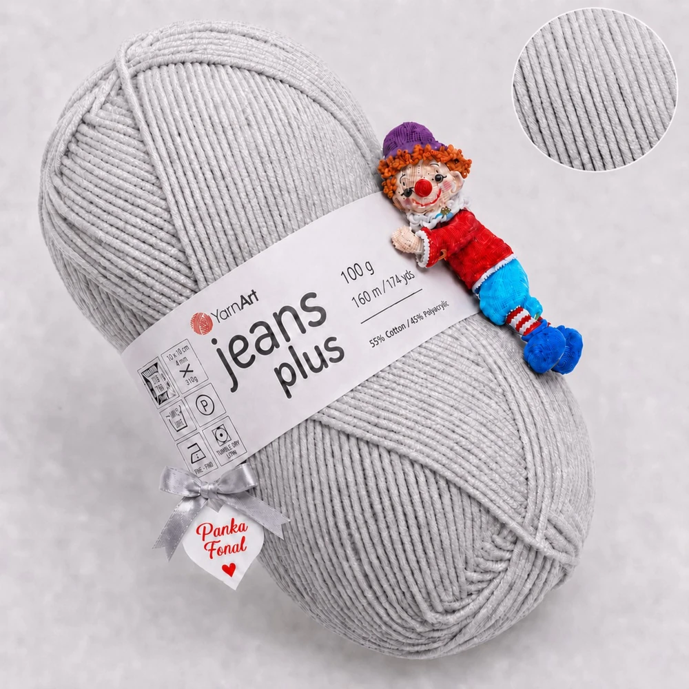 YarnArt Jeans Plus - 49 - Világosszürke