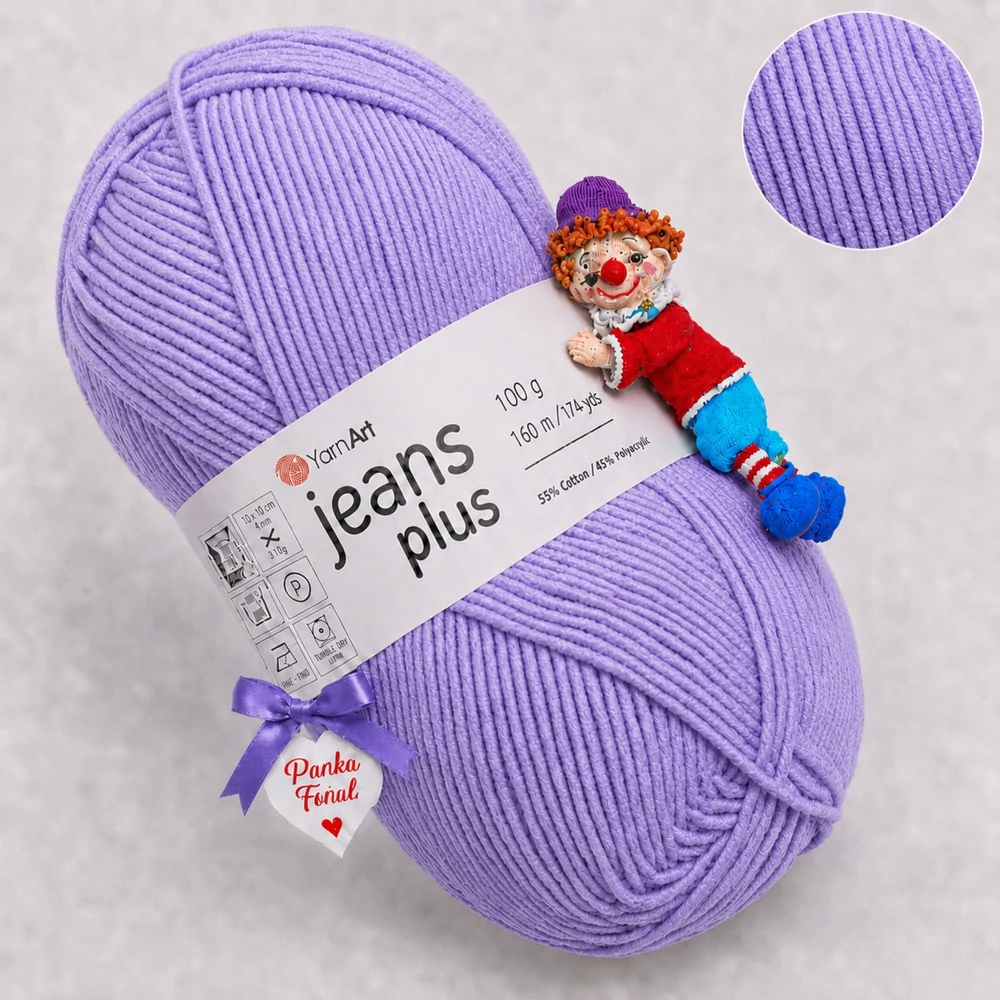 YarnArt Jeans Plus - 89 - Levendula