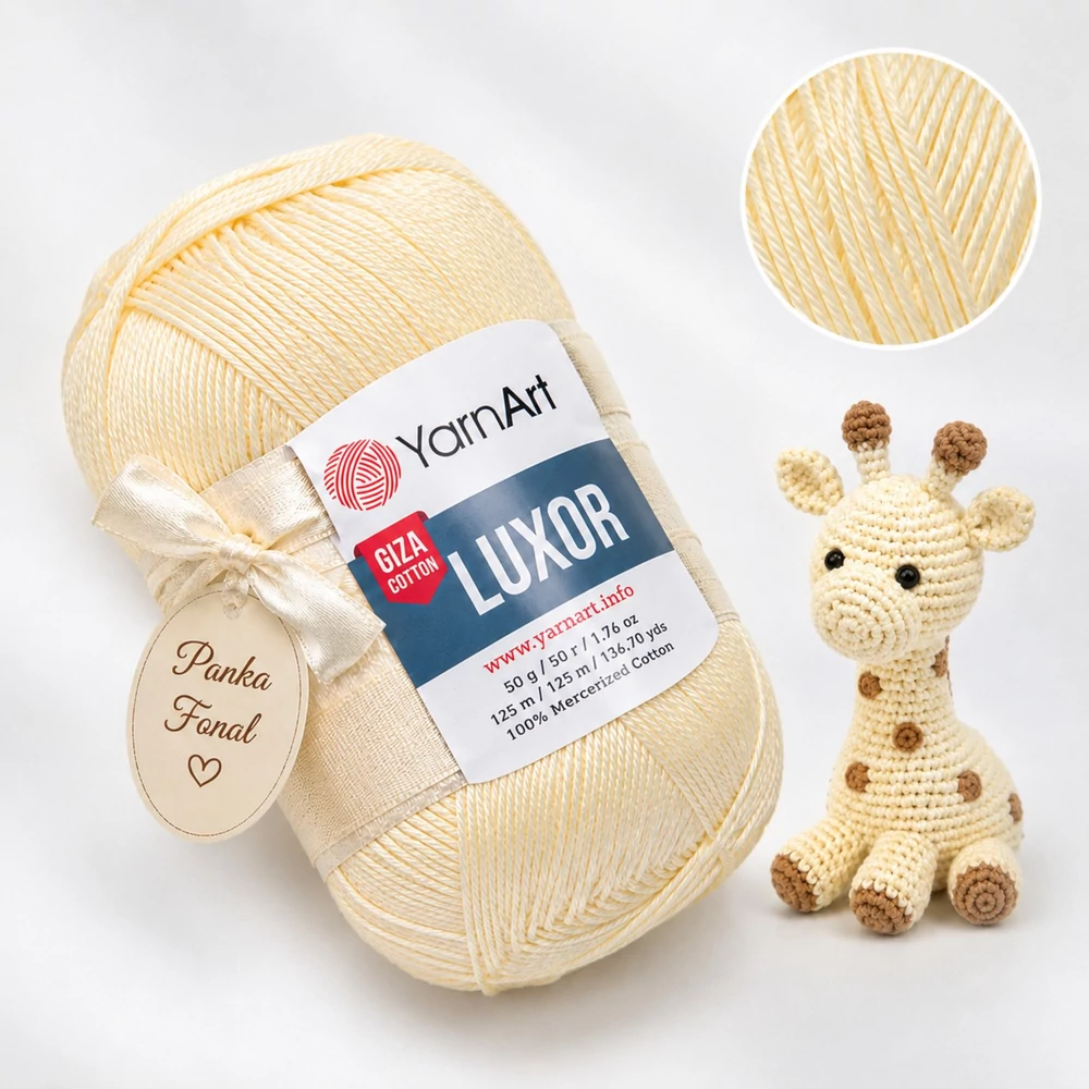 YarnArt Luxor amigurumi fonal Krém sárga - 1203 -