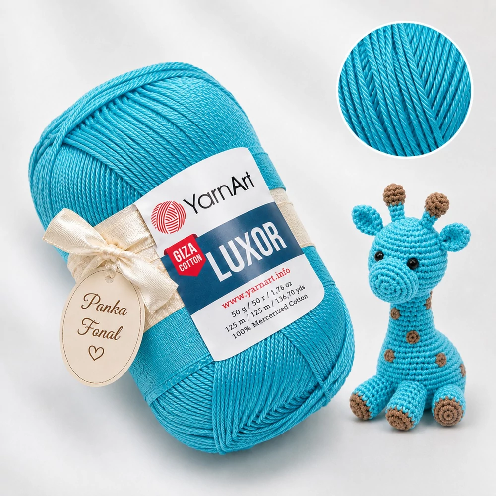 YarnArt Luxor amigurumi fonal Azúrkék - 1213 -