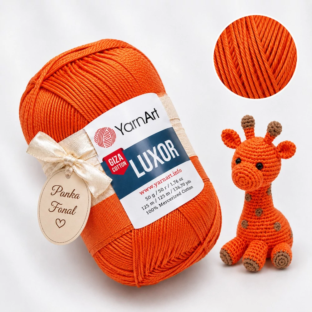 YarnArt Luxor amigurumi fonal Narancs - 1223 -