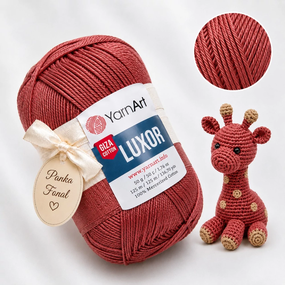 YarnArt Luxor amigurumi fonal Téglabarna - 1225 -