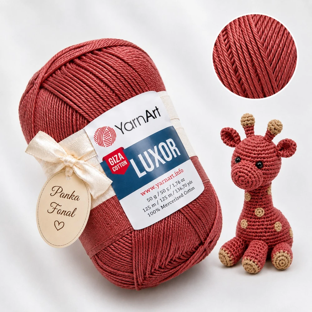 YarnArt Luxor amigurumi fonal Téglabarna - 1225 -
