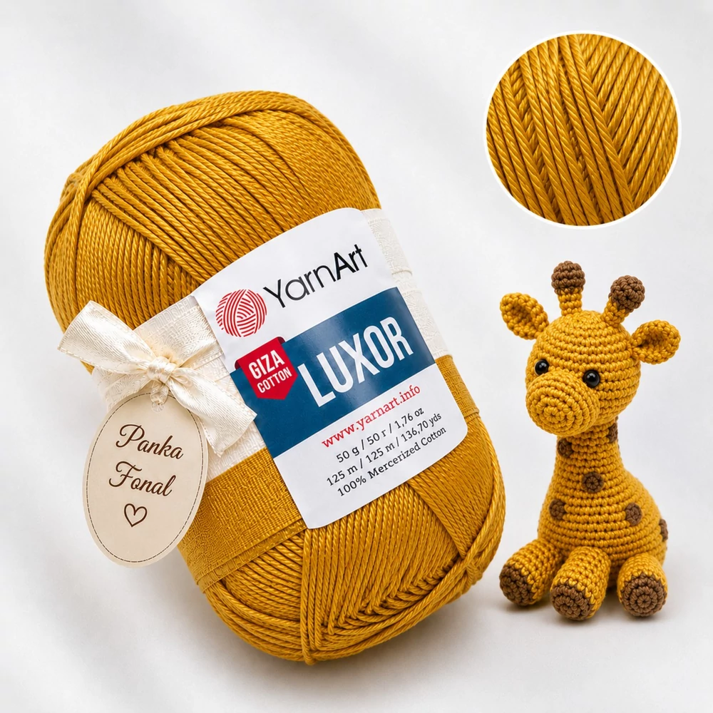YarnArt Luxor amigurumi fonal Mustár sárga - 1227 -