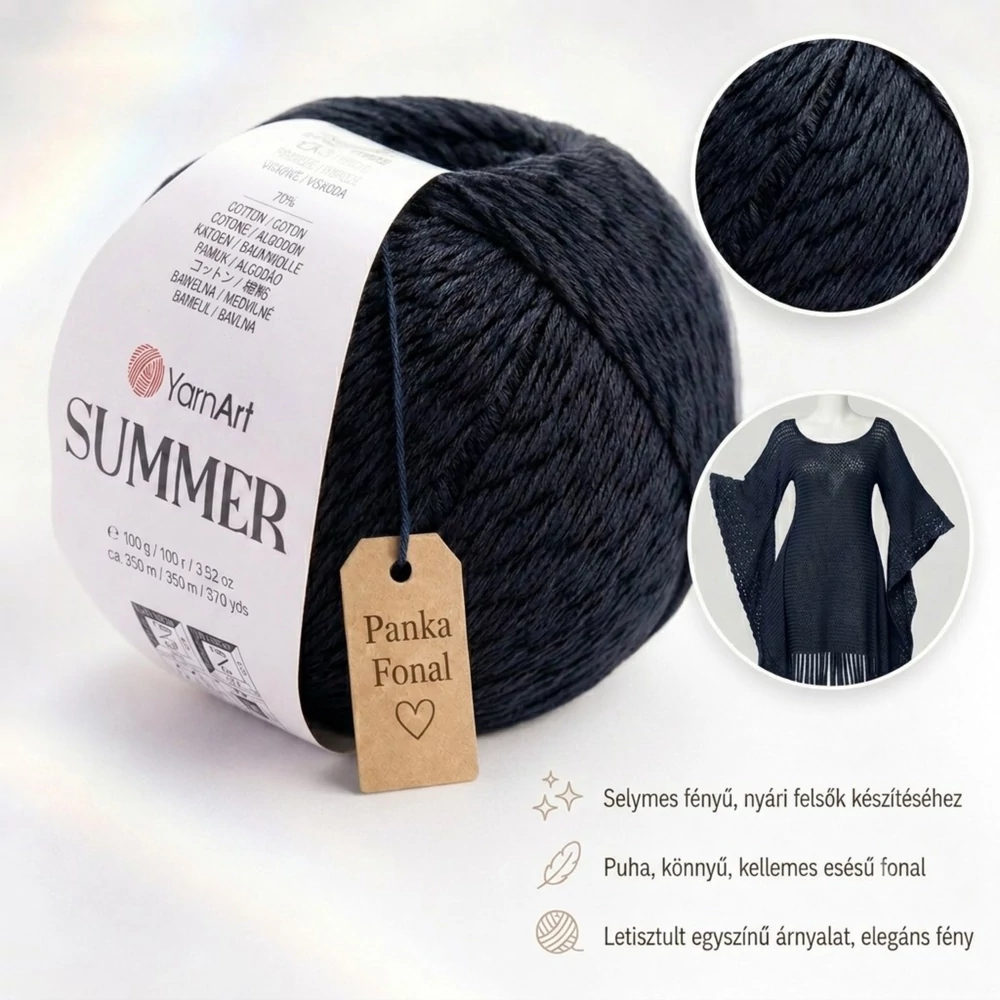 YarnArt Summer -17 - Feketeribizli