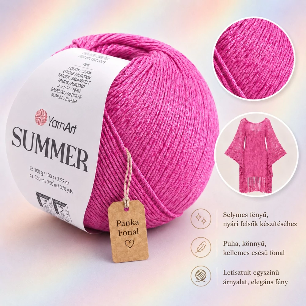 YarnArt Summer -45 - Málnaszörp