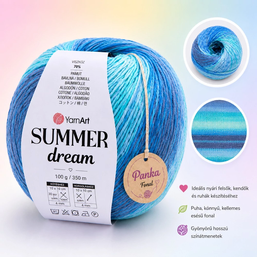 YarnArt Summer Dream 4304 - Óceán morajlása