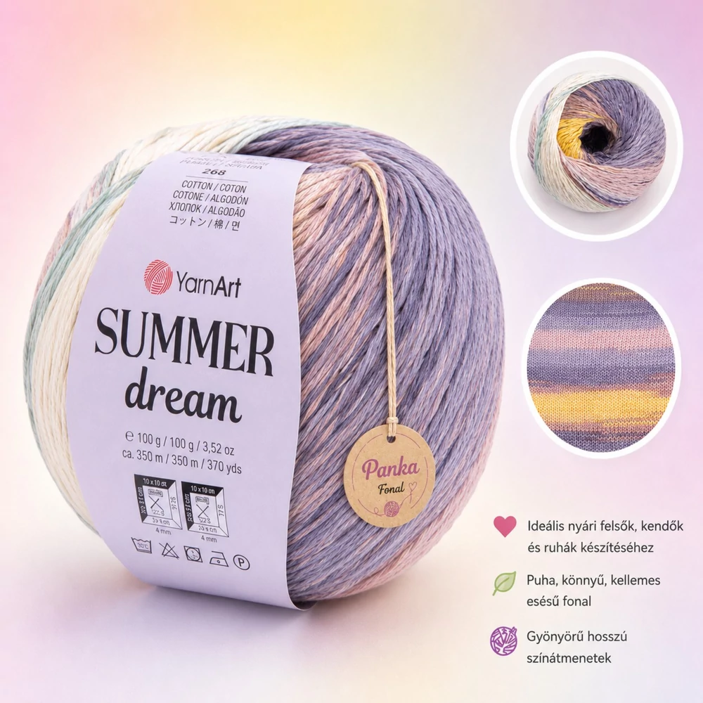 YarnArt Summer Dream 4310 - Levendulás napfelkelte