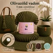 5 mm zsinórfonal Olívazöld vadon - Panka -